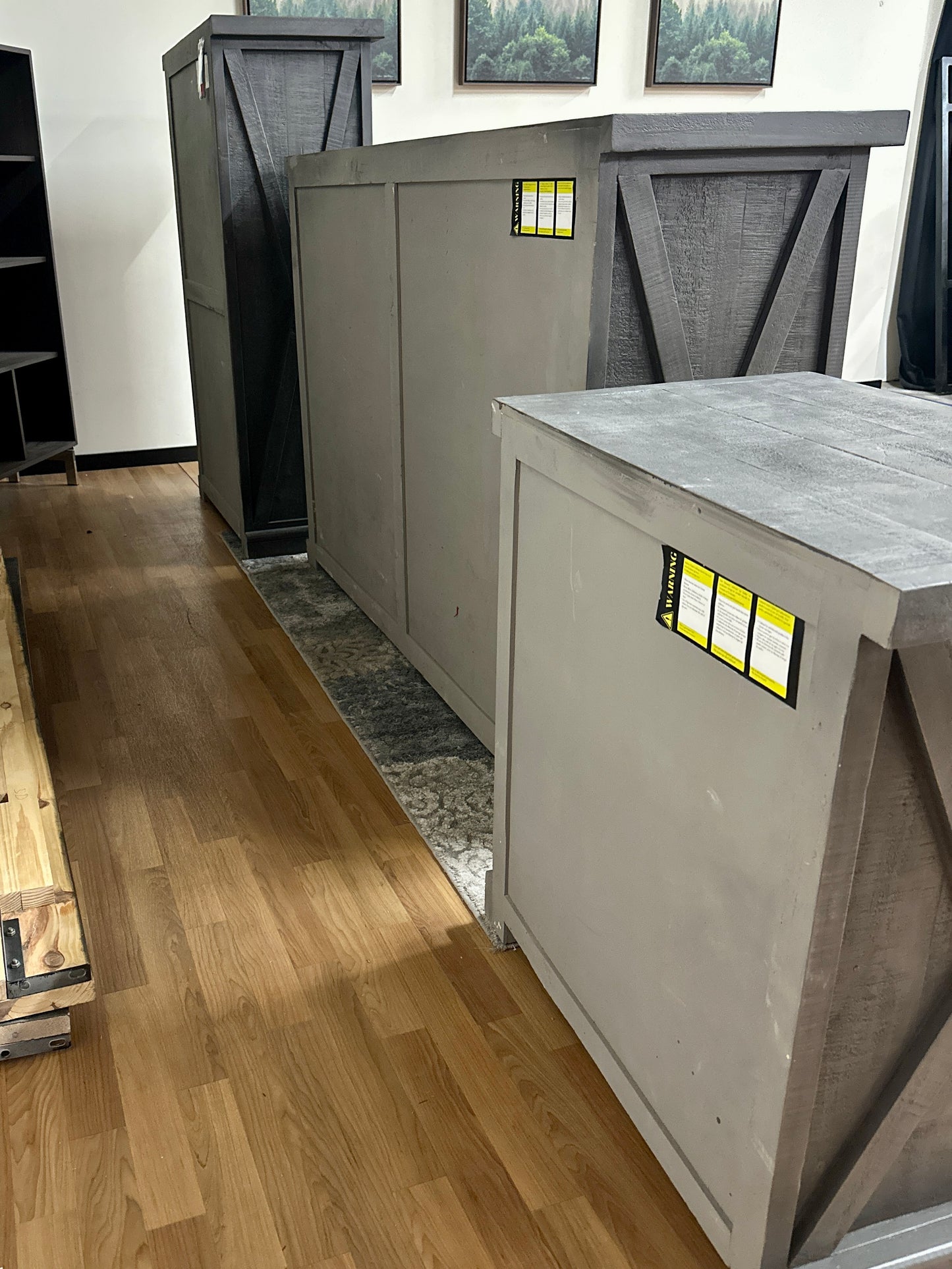 4pc Texas Rustic Solid Pine Wood Bedroom Set