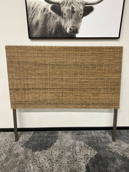 South Shore Lilak Rattan Queen Headboard