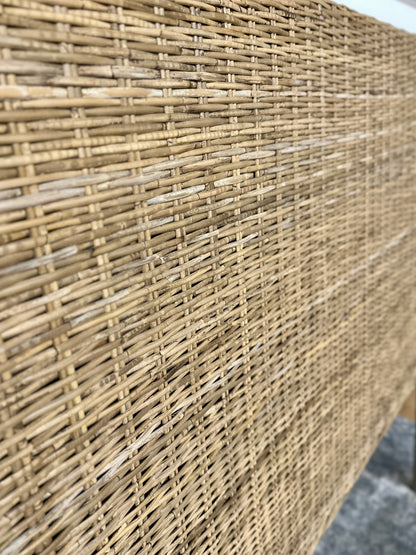 South Shore Lilak Rattan Queen Headboard