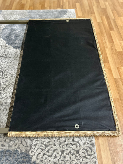 South Shore Lilak Rattan Queen Headboard