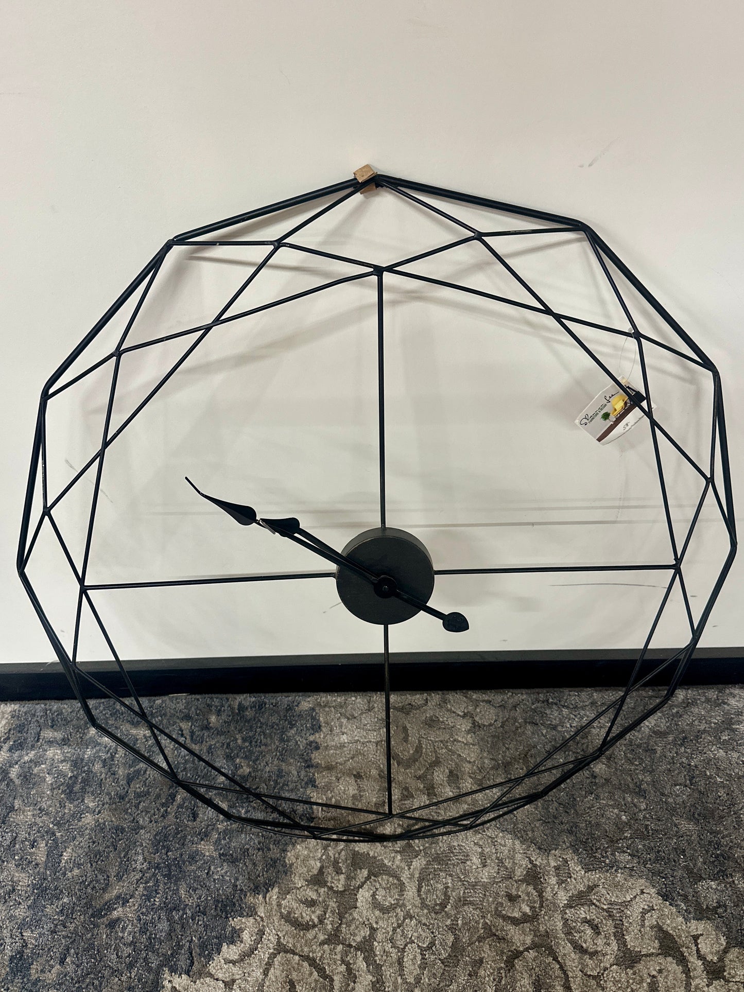 Skeleton Clock in Black