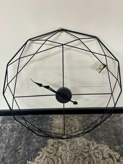 Skeleton Clock in Black