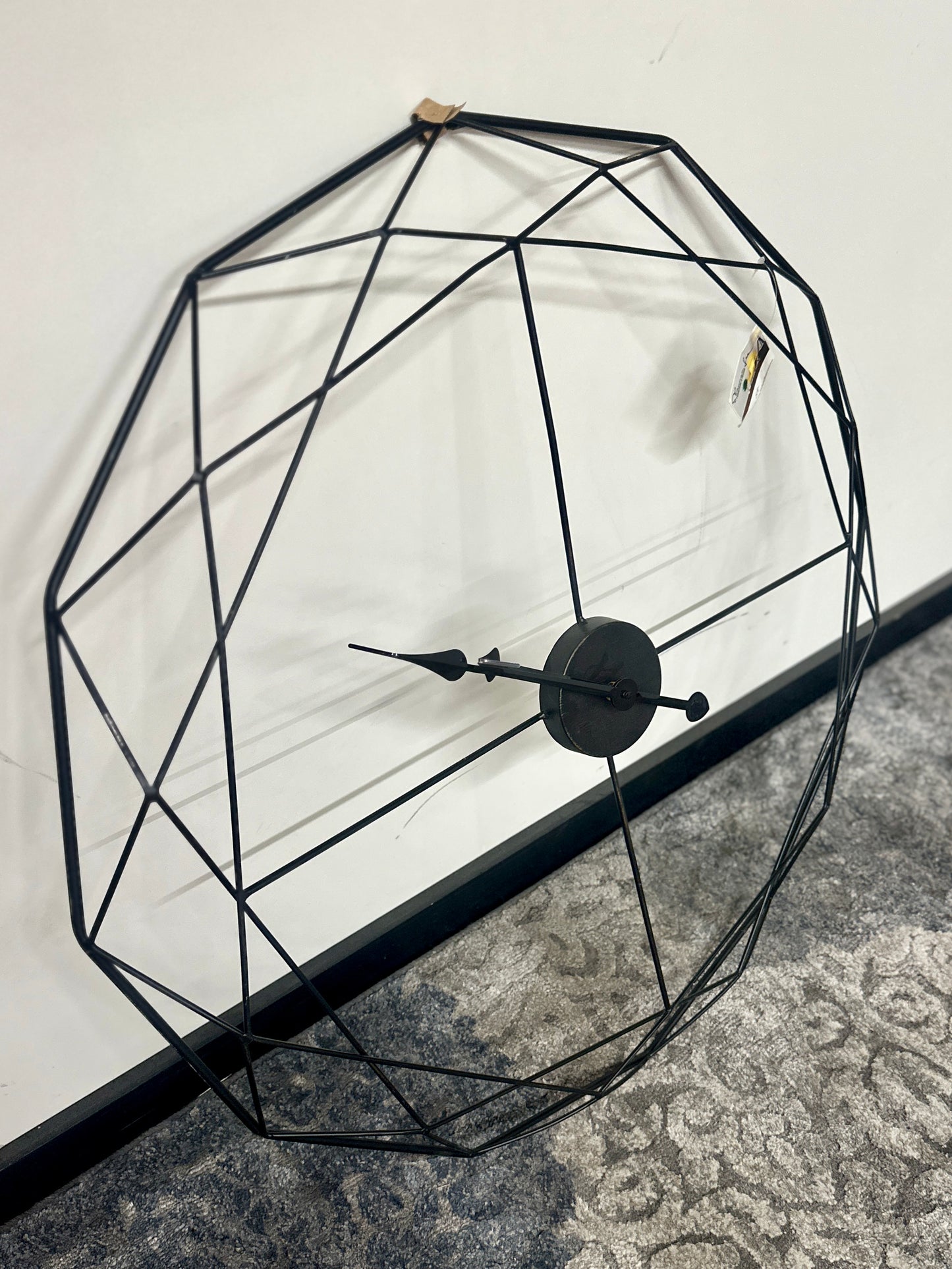 Skeleton Clock in Black