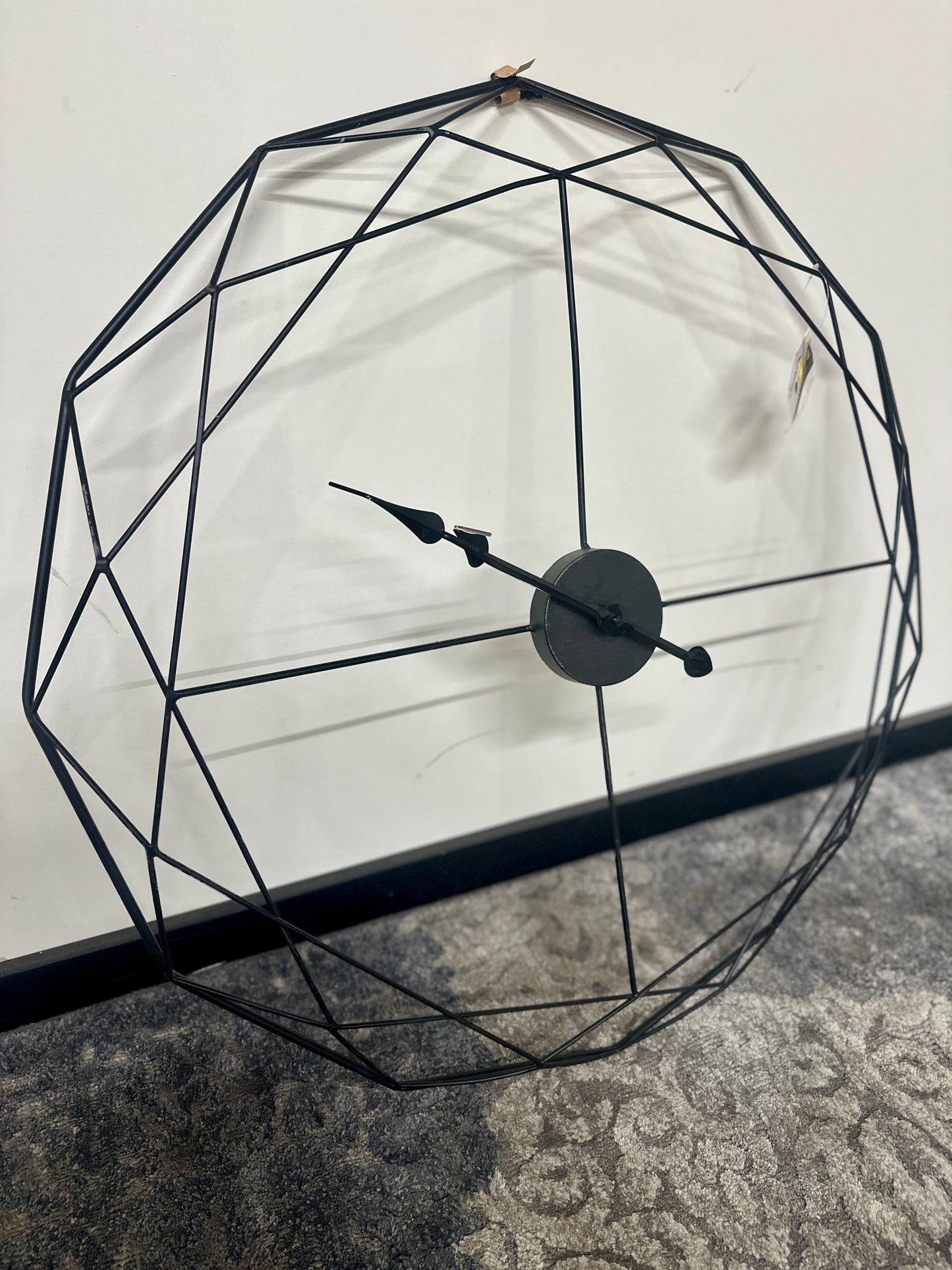 Skeleton Clock in Black