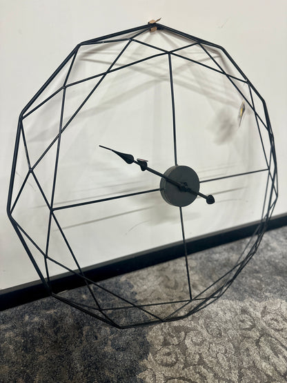 Skeleton Clock in Black