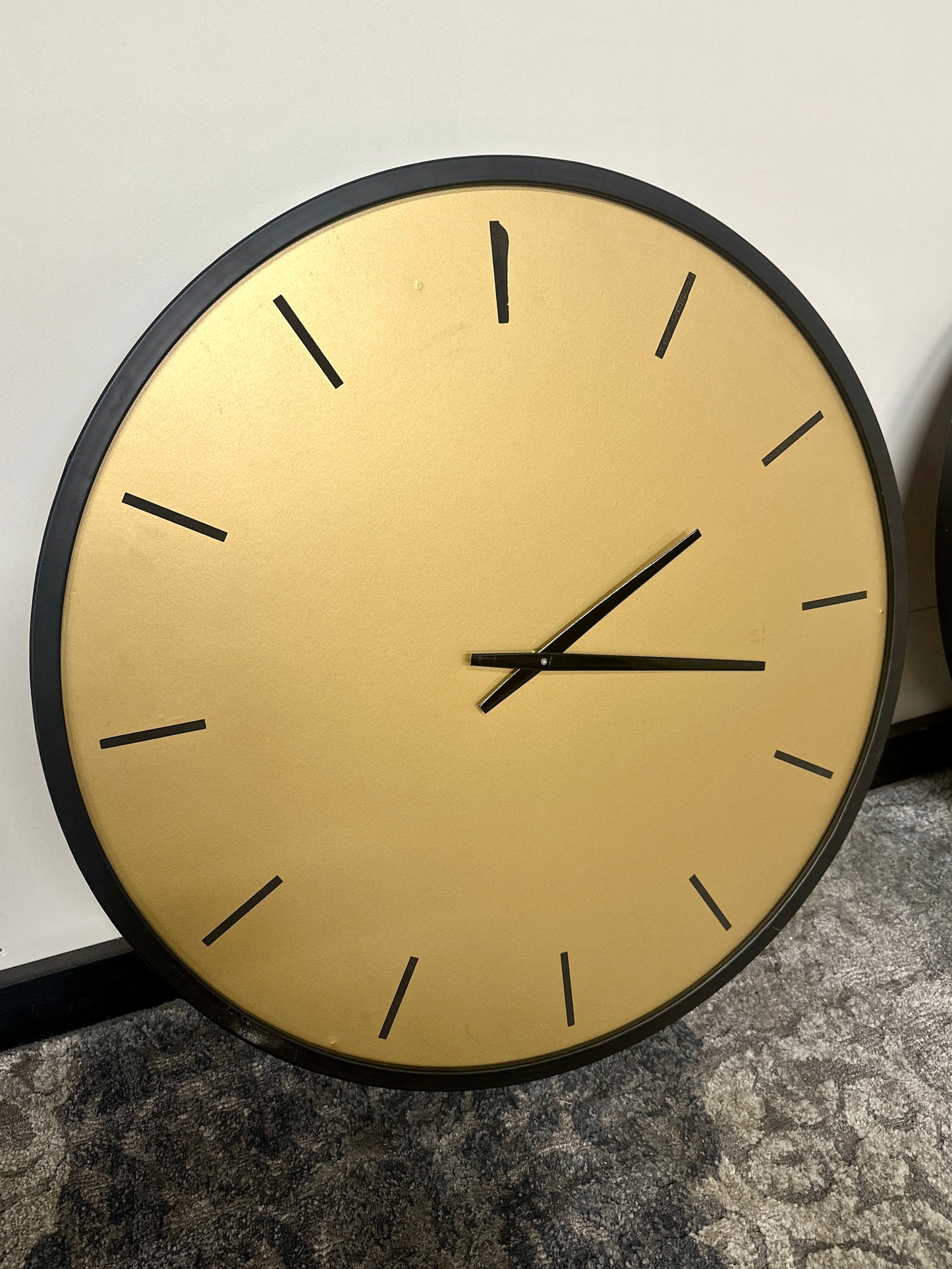 Clock Pair in Gold