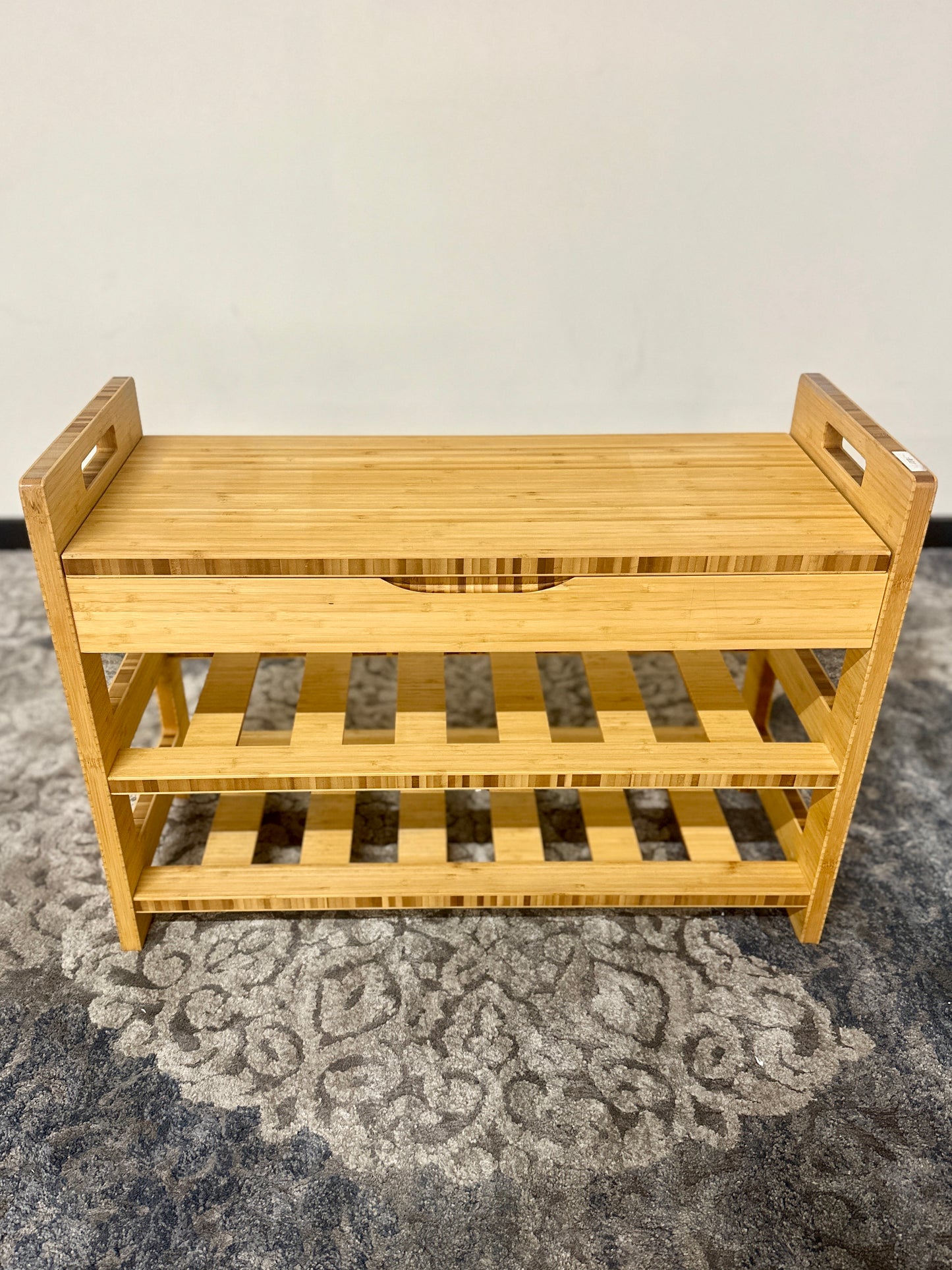 Wood Shoe Rack Bench