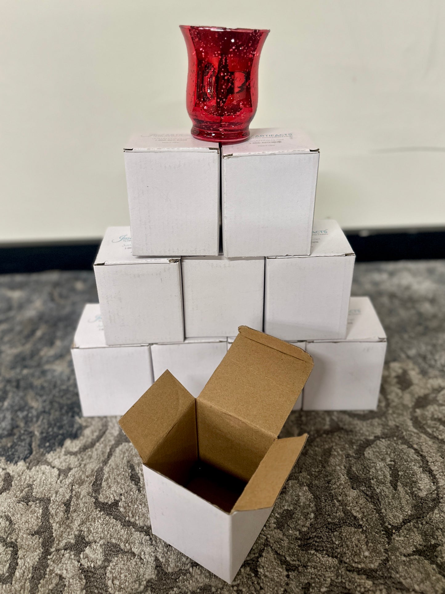 Mercury Glass Candle Holders