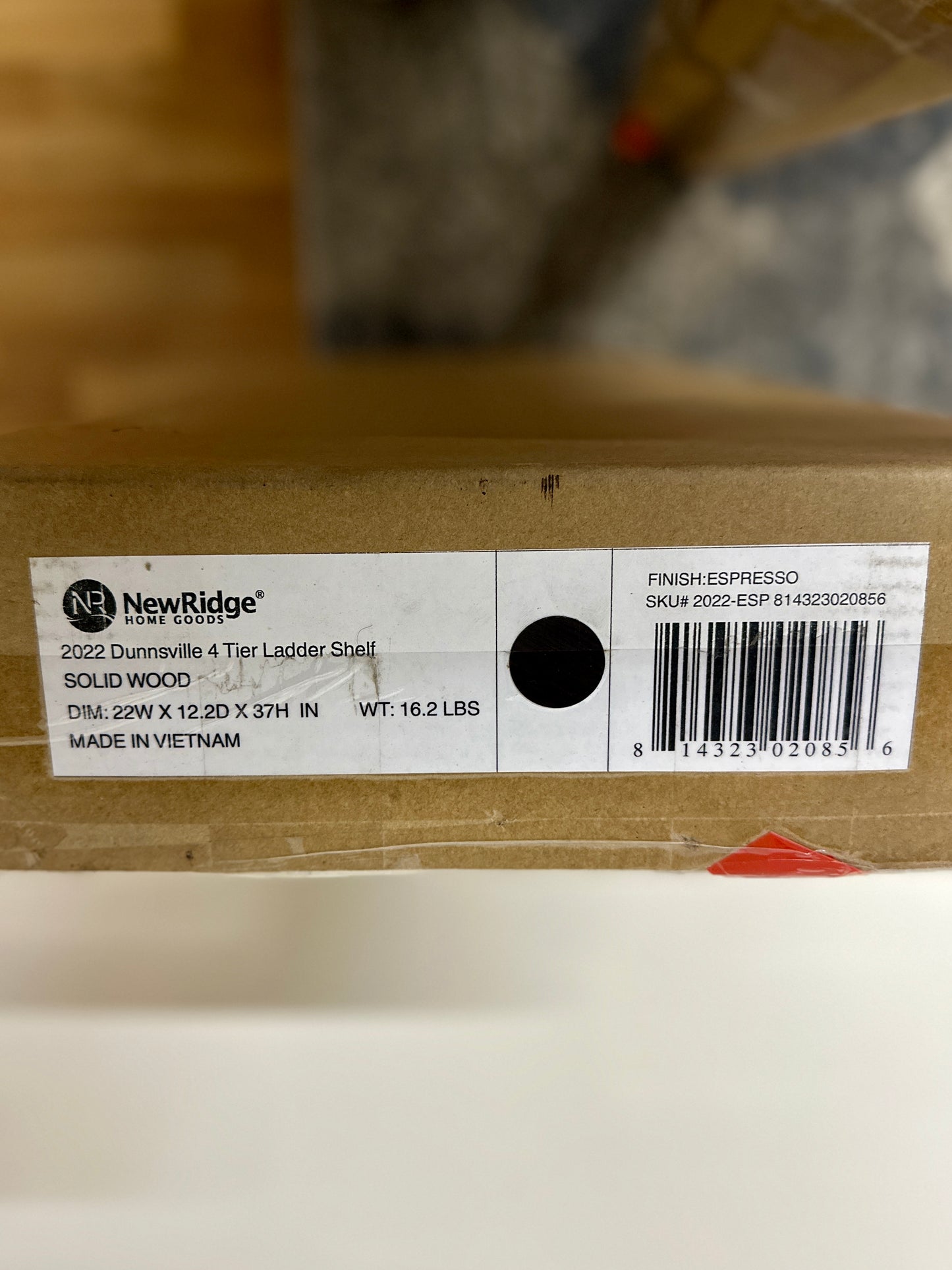 New Ridge 4 Tier Stepback Shelf