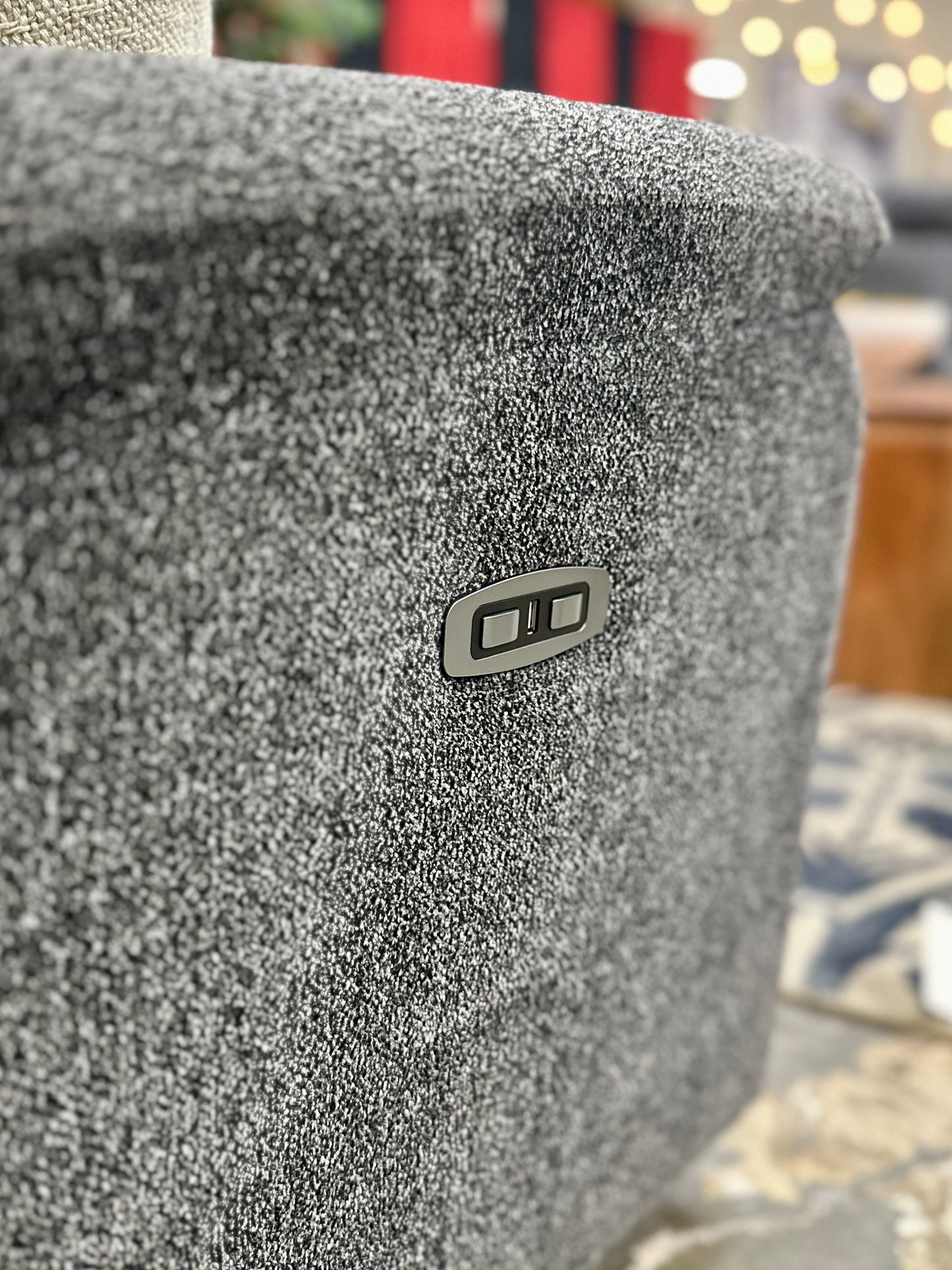 Reclinging Chair in Dark Blue