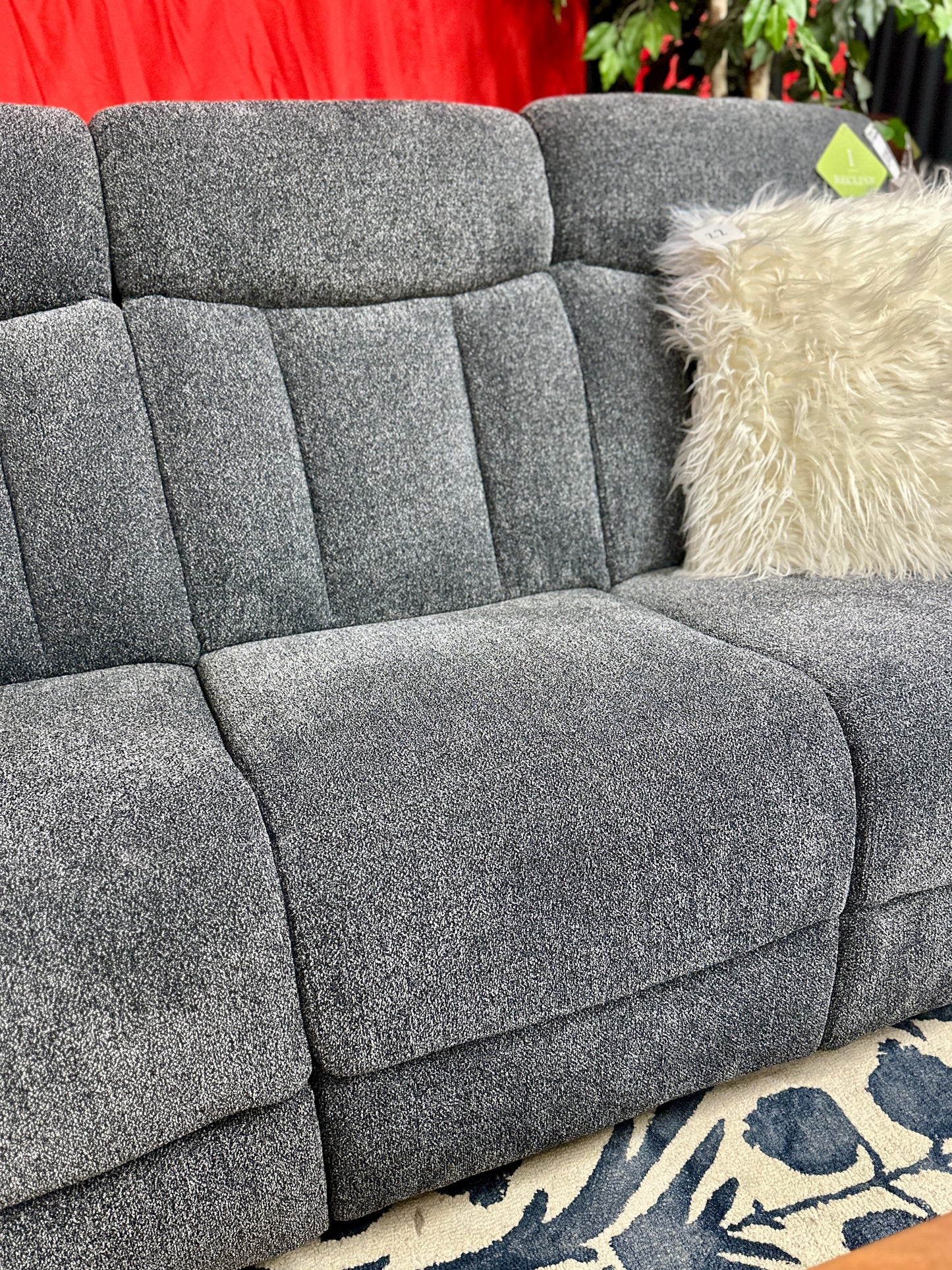 3pc Reclining Set in Slate Gray