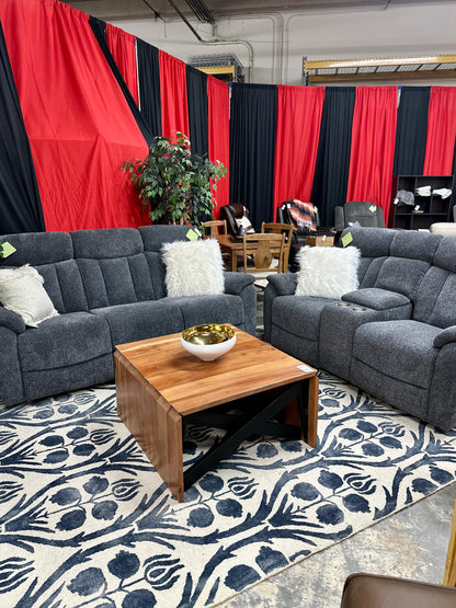 3pc Reclining Set in Slate Gray