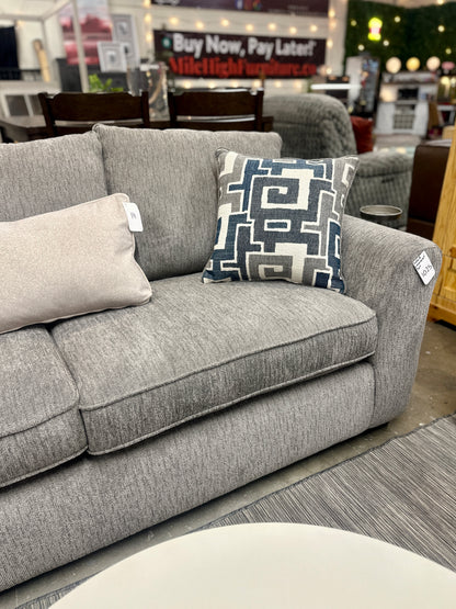 Flair Sofa & Loveseat Set in Harbor Grey