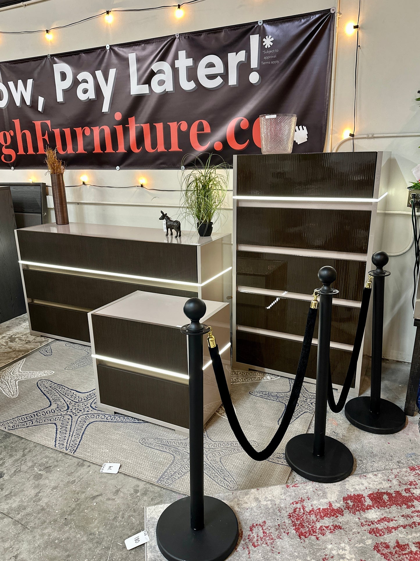 Nuova Esterno Mobili 3pc Dresser Set