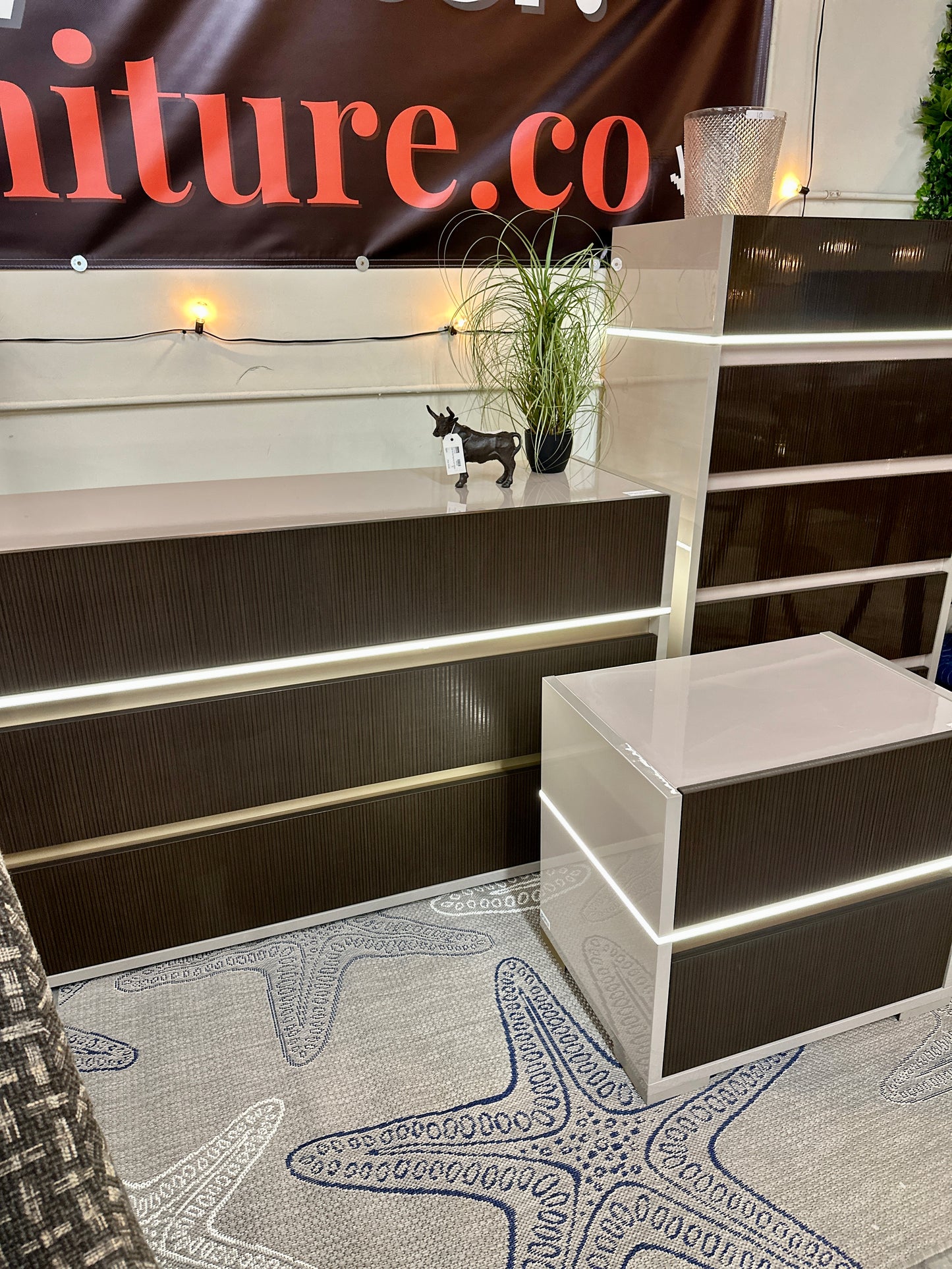 Nuova Esterno Mobili 3pc Dresser Set