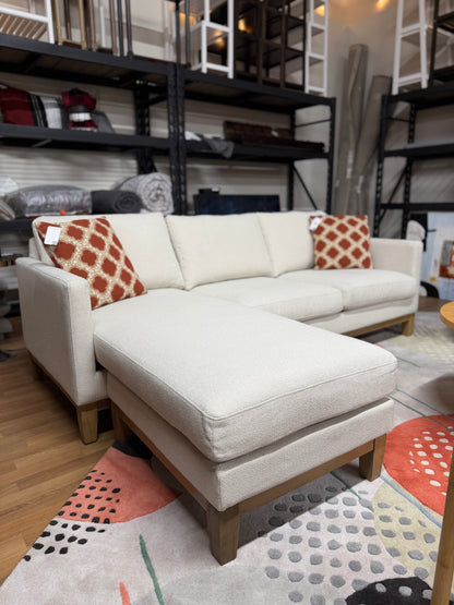 Henredon Murphy Fabric Sofa with Reversible Chaise