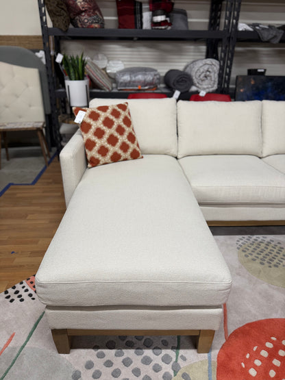 Henredon Murphy Fabric Sofa with Reversible Chaise
