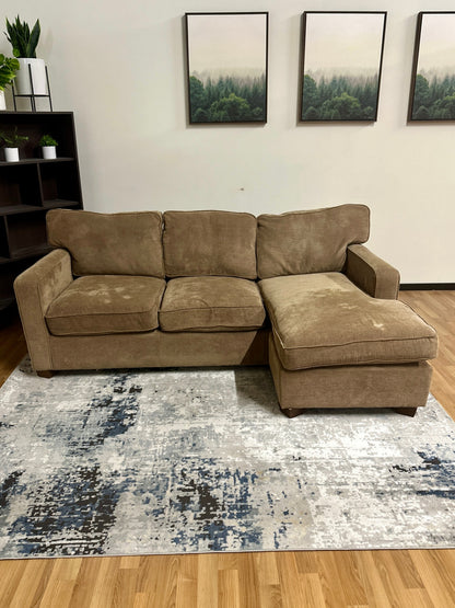 Light Brown Reversible Sectional
