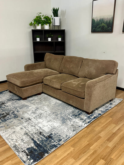Light Brown Reversible Sectional