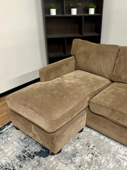 Light Brown Reversible Sectional