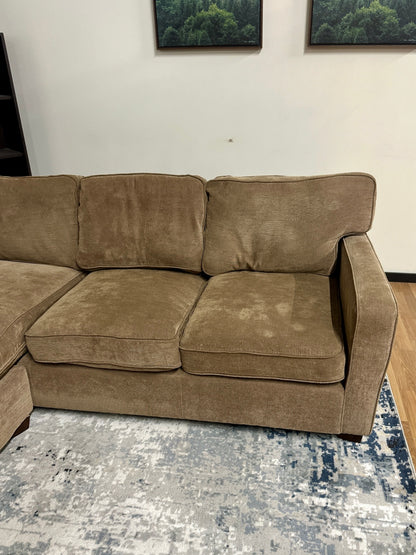 Light Brown Reversible Sectional