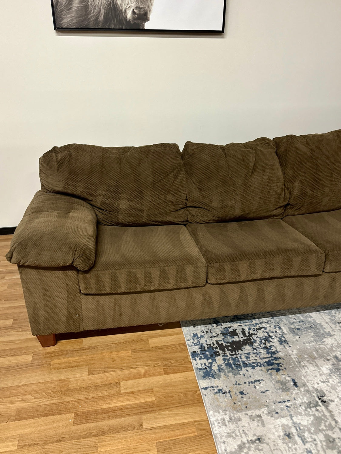 Brown Sectional w/ Chaise