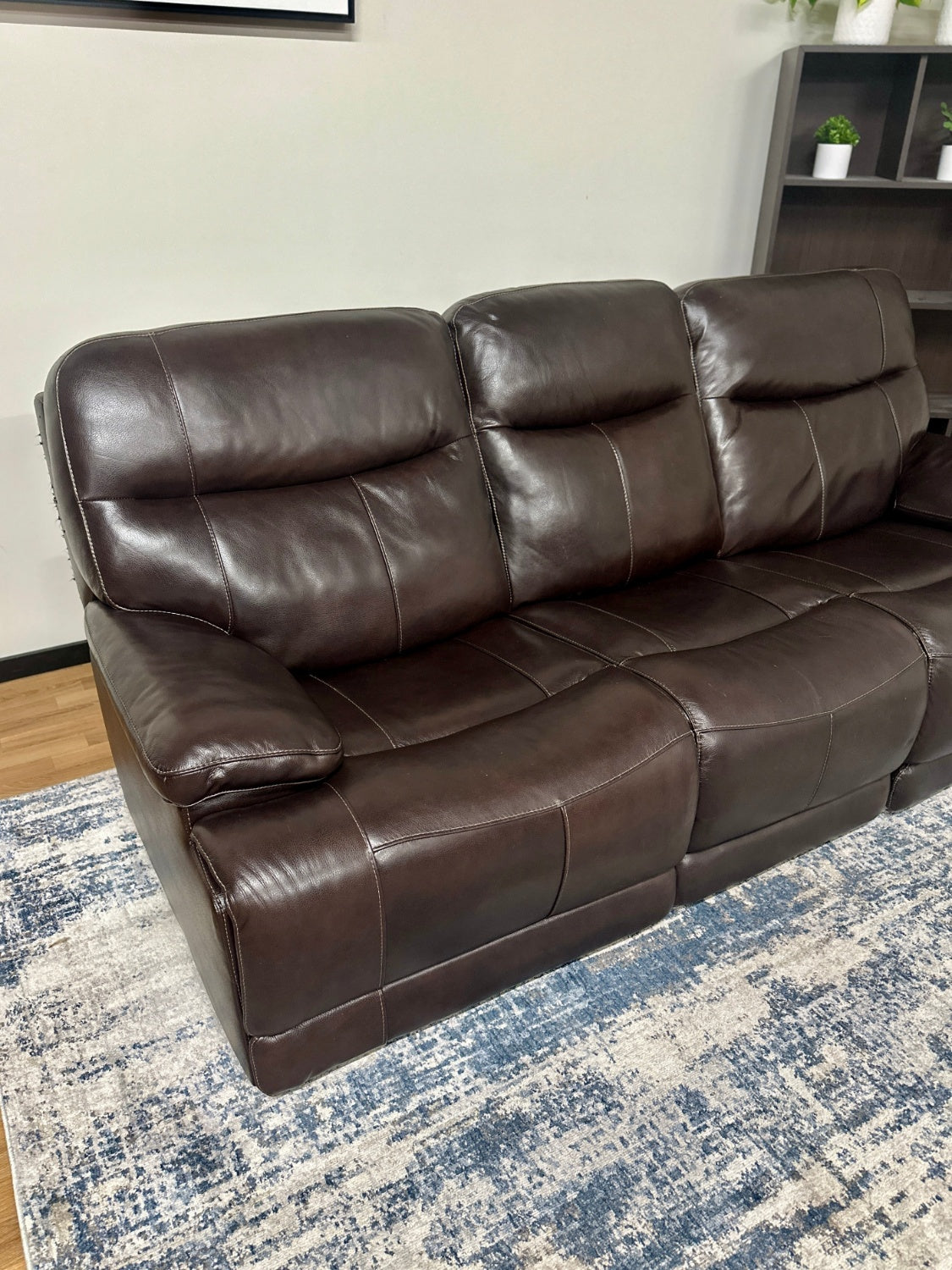Dark Brown Recliner Couch