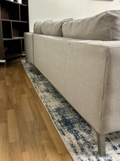 Modern Grey Sectional Sofa w/ Chaise
