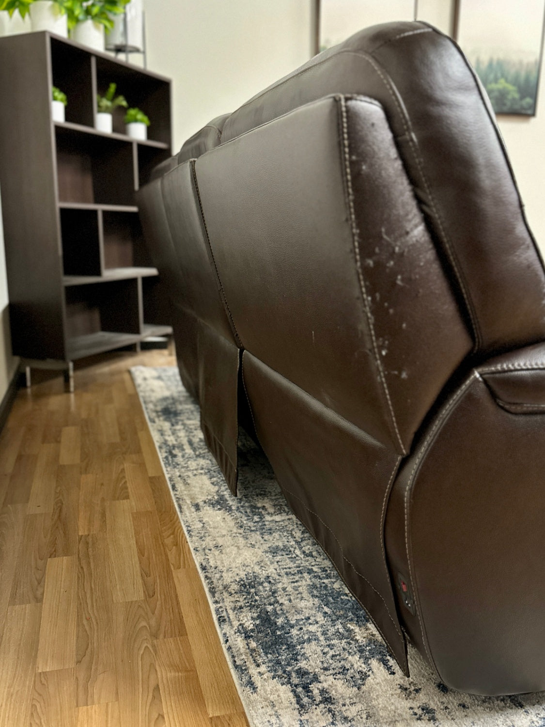 Dark Brown Recliner Couch