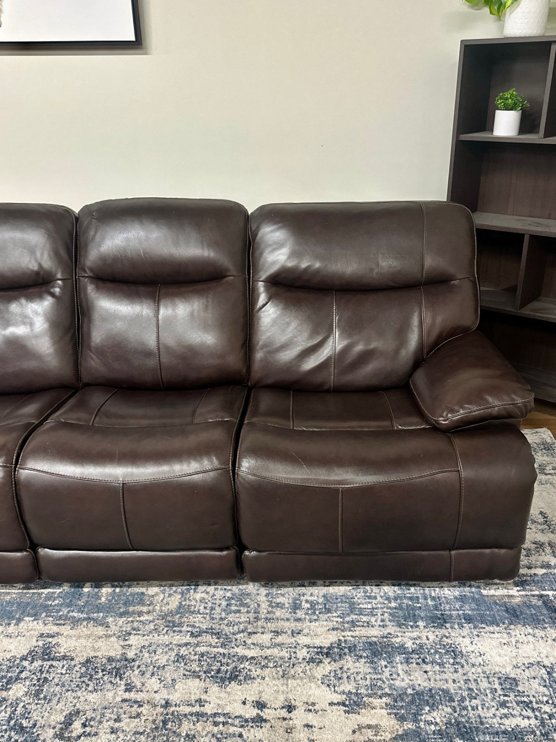 Dark Brown Recliner Couch