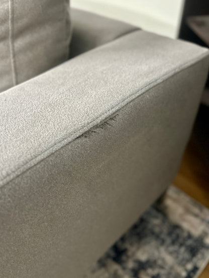Modern Grey Sectional Sofa w/ Chaise