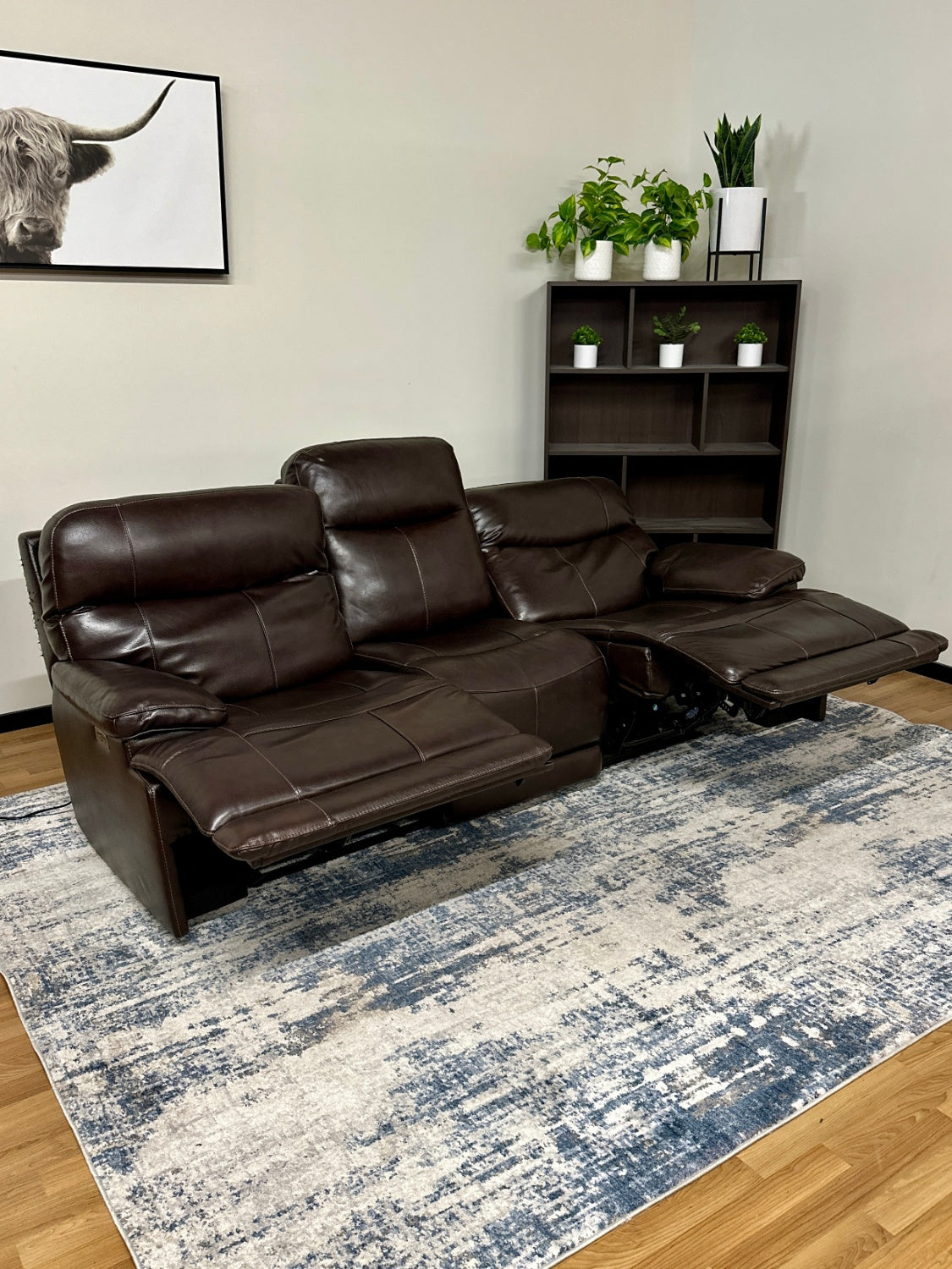 Dark Brown Recliner Couch