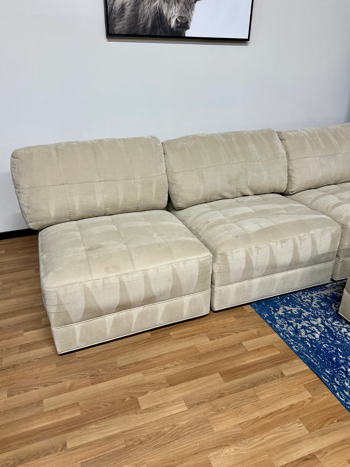 Gorgeous Beige 8 piece Modular Sectional Couch