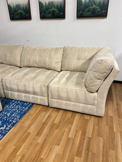 Gorgeous Beige 8 piece Modular Sectional Couch
