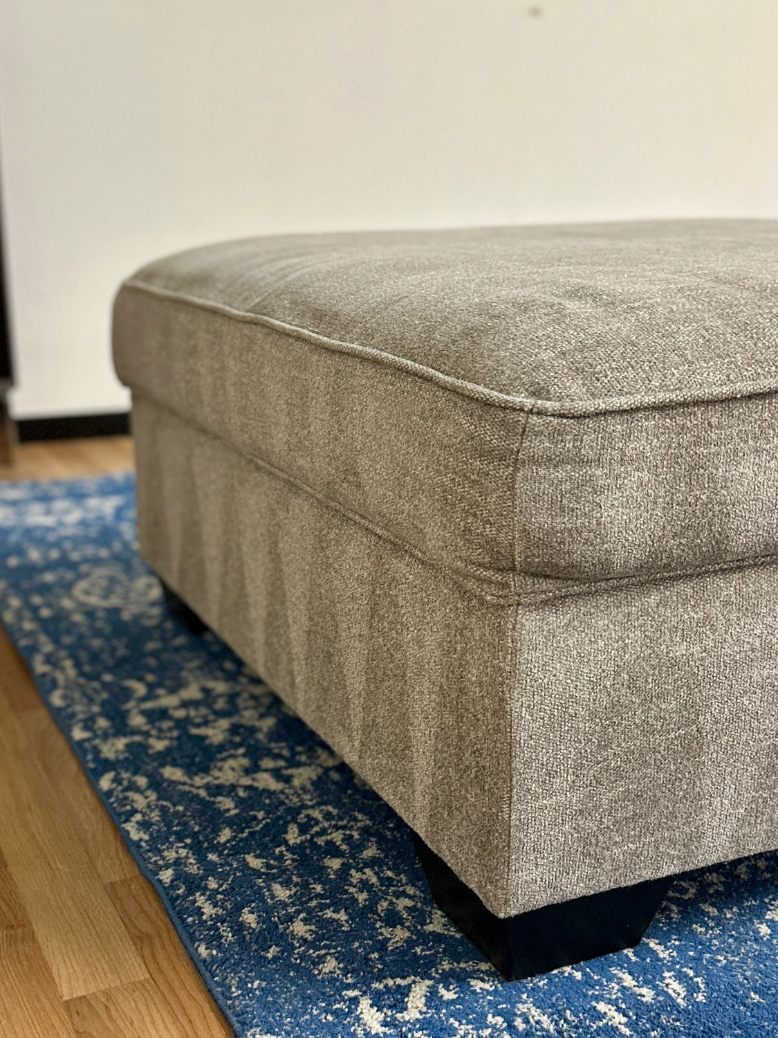🚚 BUNDLE w/ a SOFA! Light Grey Storage Ottoman