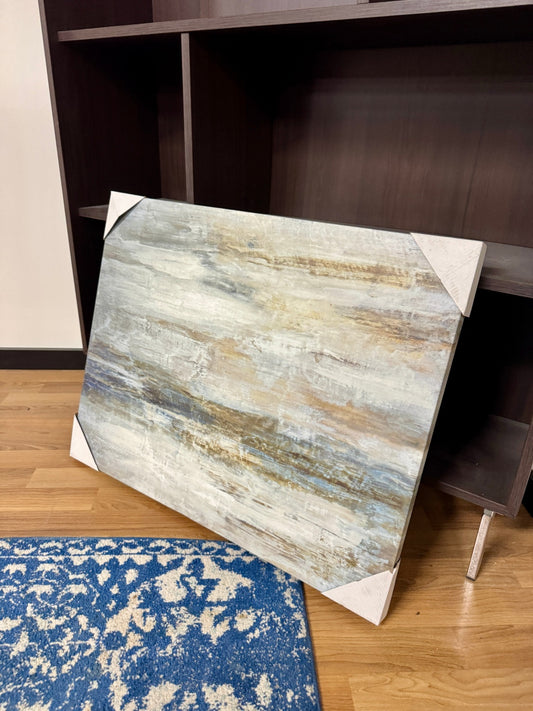 Gold/White Artwork Piece