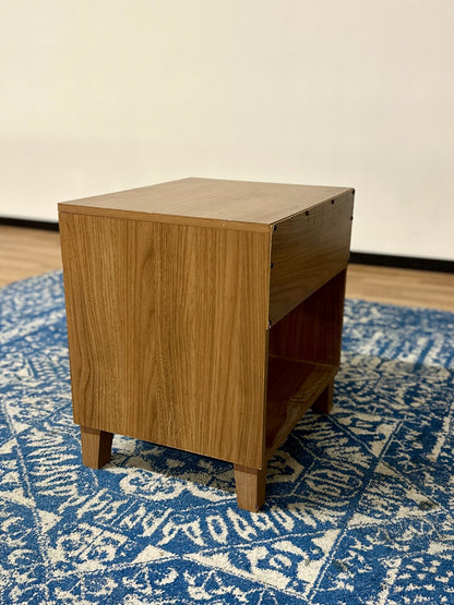 Brown Wood Nightstand