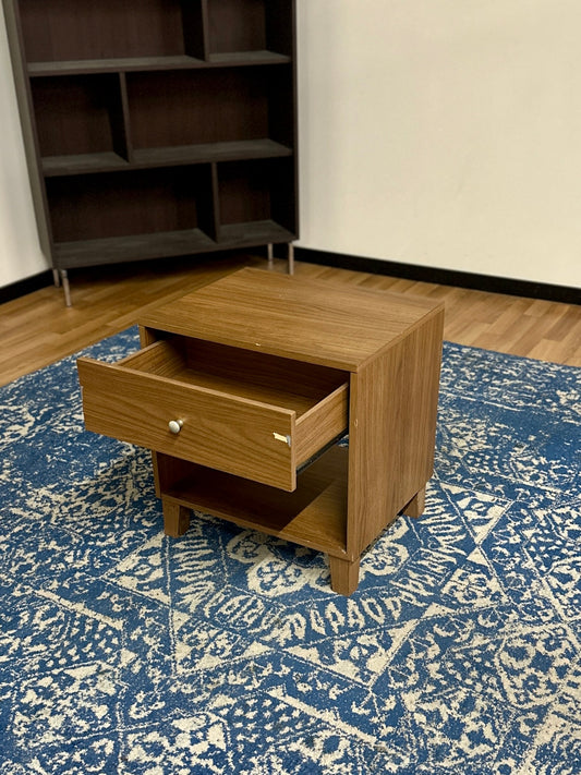 Brown Wood Nightstand