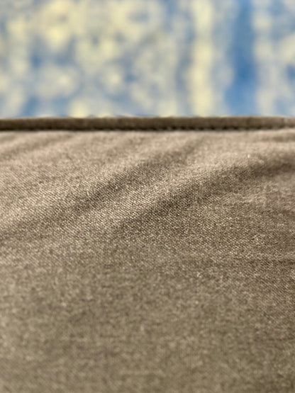 Gray Microfiber Sectional Sofa