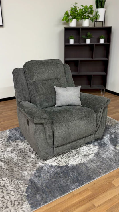 Barcalounger Adam Recliner Chair in Dark Grey