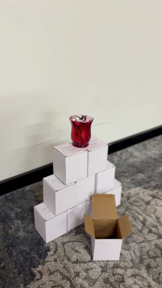 Mercury Glass Candle Holders