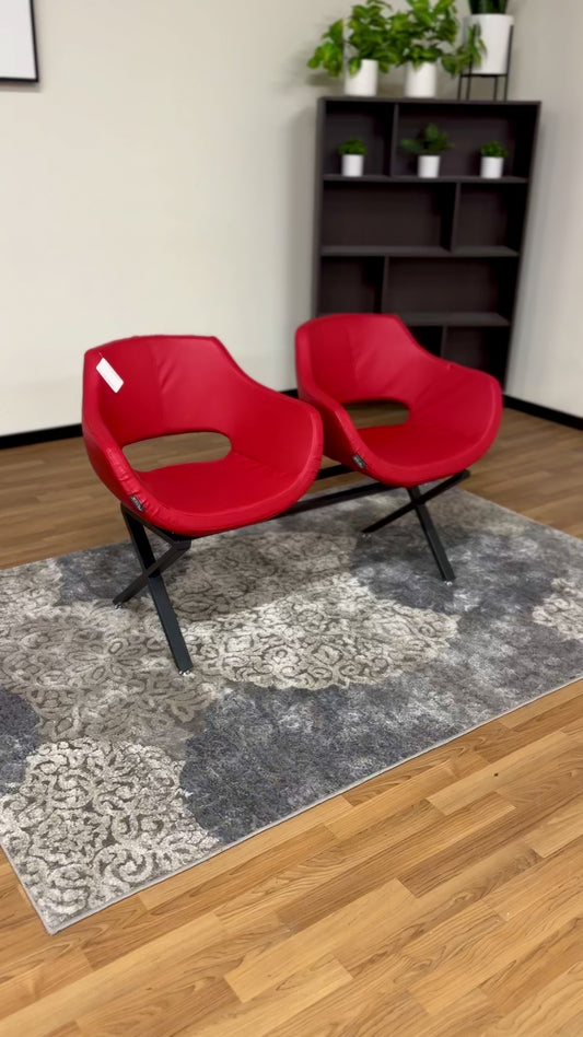 Leather Olimpik Accent Chairs