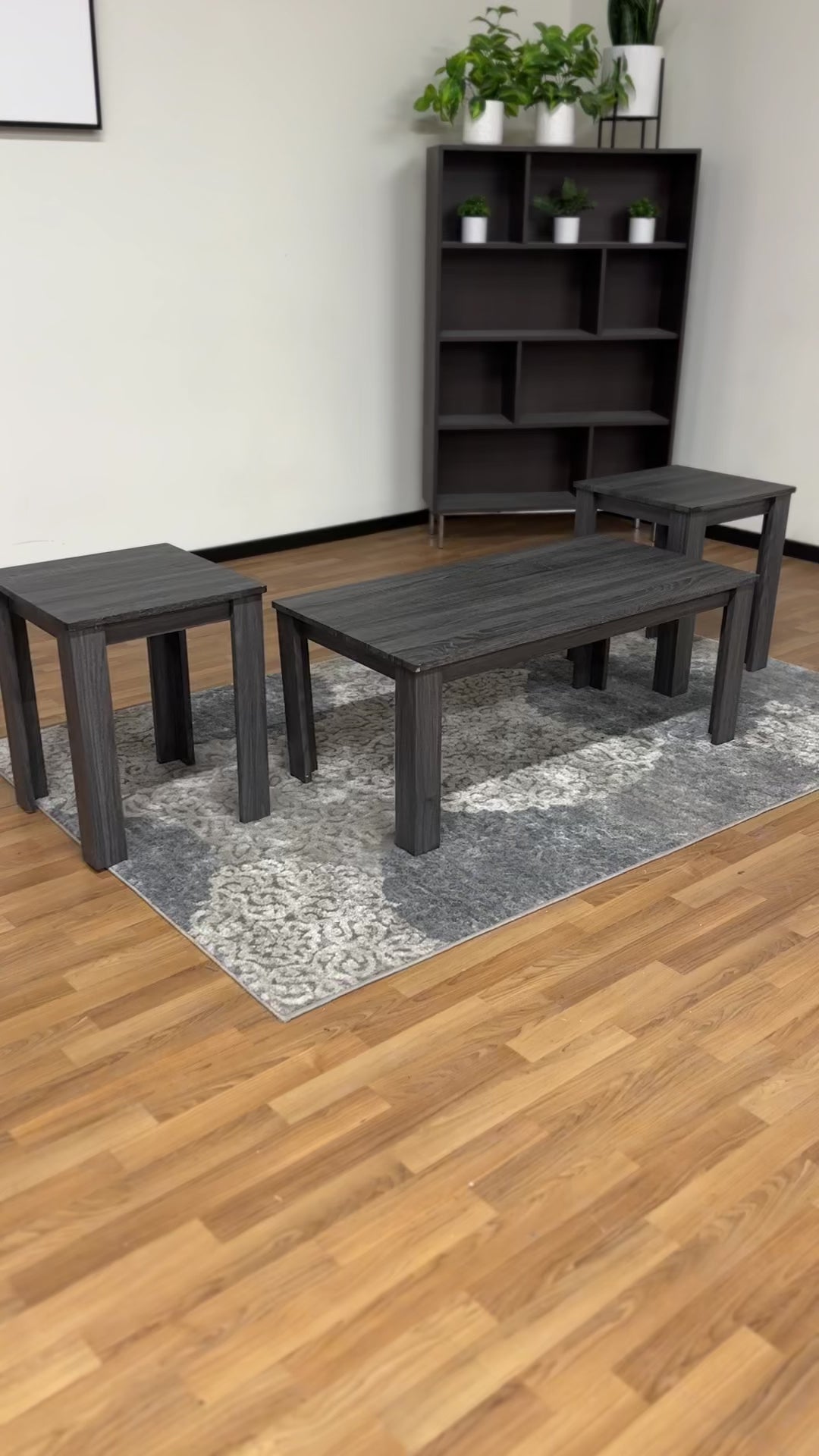 Dark Grey Tables Set – Mile High Furniture