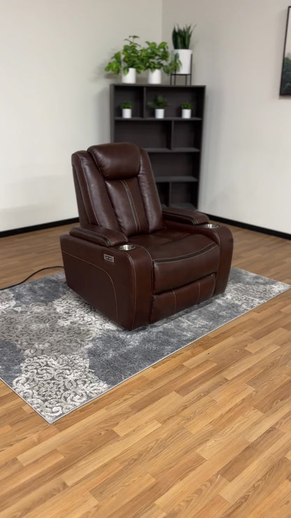 Liberty Caswell Recliner Chair in Amando Chocolate