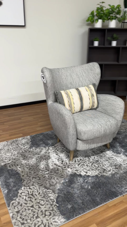 Next Chunky Chair in Light Grey