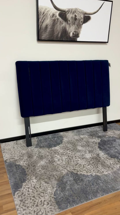 Modway Camilla Velvet Queen Headboard in Blue