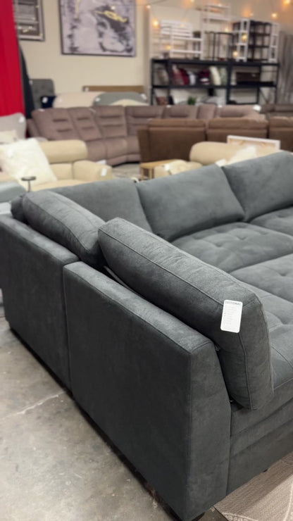 Thomasville Tisdale Modular Sectional 6-Piece with Storage Ottoman