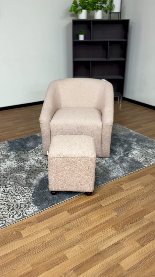 Chair & Stool Set in Pink